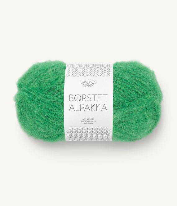 Hovedbilde 8236 Børstet Alpakka Jelly Bean Green